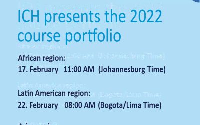 Do you want to know more about the 2022 ICH course portfolio?